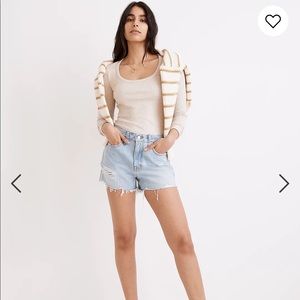 Madewell Relaxed Denim Shorts in Lemar Wash - NWT